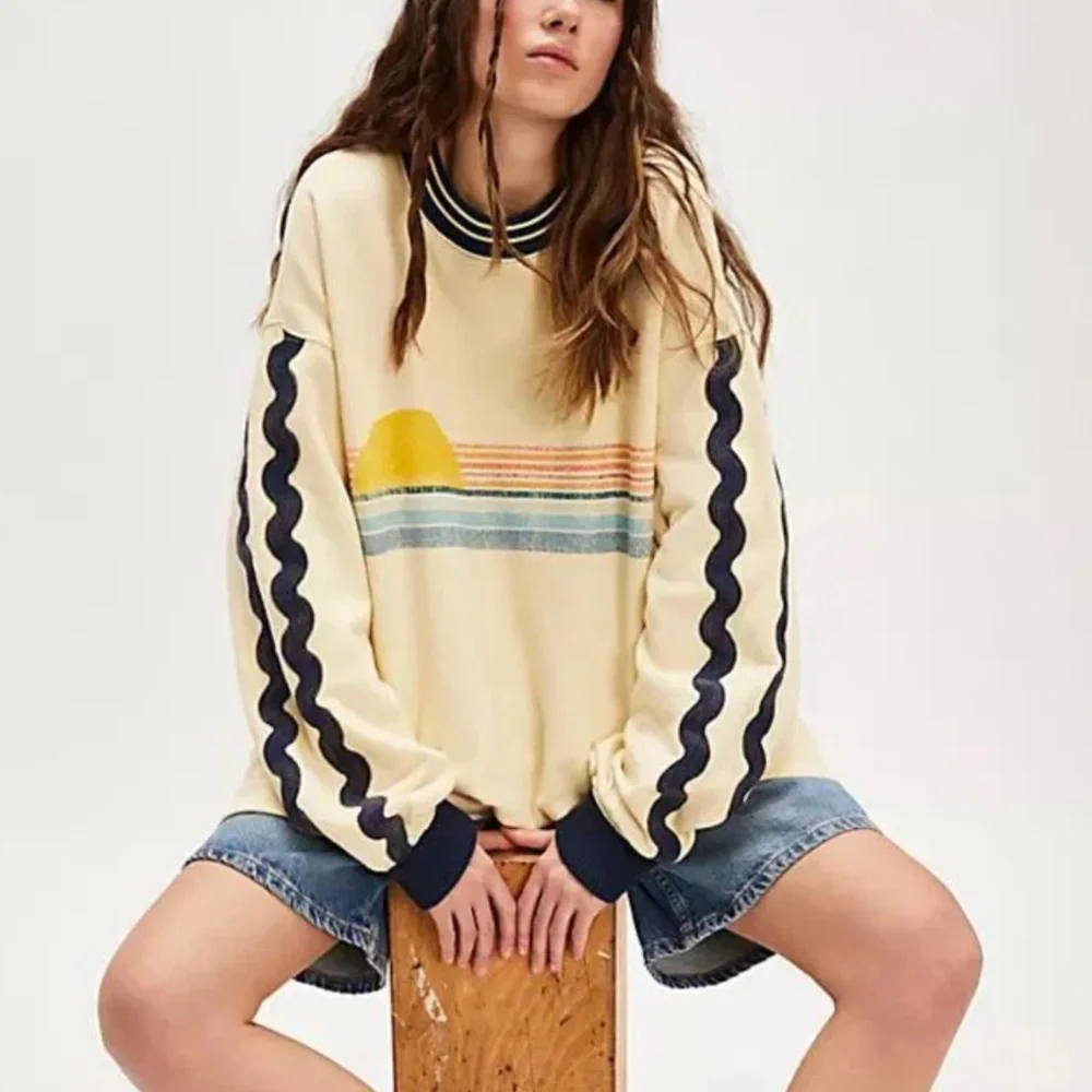 Boardwalk Top Sweatshirt 
FP
NWOT
Light Yellow - Picture 4 of 11